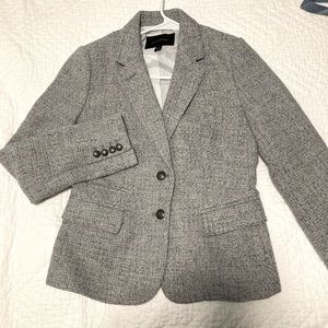 Banana Republic Factory Gray Tweed Blazer